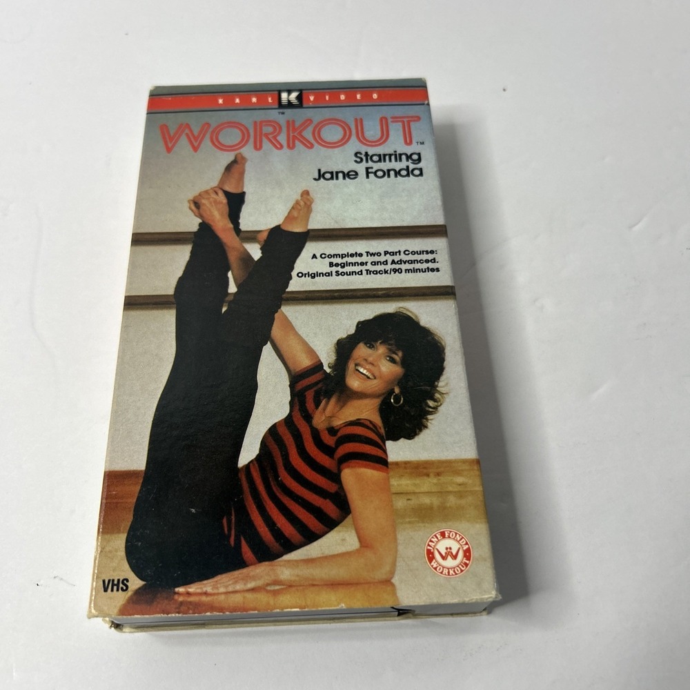 WORKOUT STARING JANE FONDA VINTAGE VHS TAPE 1982 Preowned